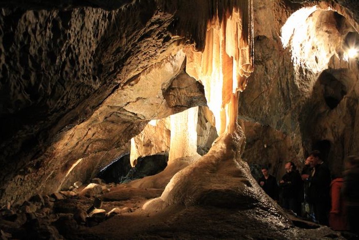 Las cuevas kársticas de Moravia