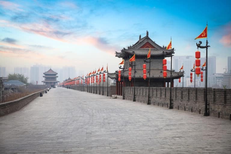 La preciosa muralla de Xi'an, un básico que visitar en China